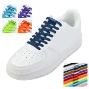 Elastic Silicone No Tie Lazy Shoe Laces Shoelaces Trainers For Adults Kids ACC☆