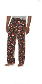 New Men's Croft & Barrow® Football Microfleece Loung Wear Sleep Pants Elastic XL