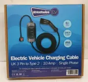 Home Charging Electric Car 10A EV Charging Cable UK 3 PIN TO TYPE 2