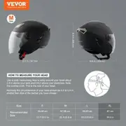 3/4-Face Motorcycle Helmet Motocross Helmet with Bluetooth Communication