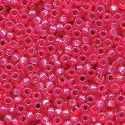 Duracoat Silver-Lined Dyed Flamingo Miyuki Seed Beads 6/0 (6-94239-TB)