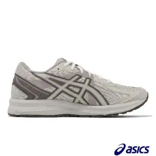 Asics 休閒鞋 JOG 100S 2E 男鞋 女鞋 寬楦 米白 棕 透氣 網布 經典 情侶鞋 亞瑟士 1201A896200