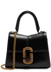 Marc Jacobs The St Marc Mini Leather top Handle bag - Black One Size