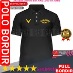 POLO 刺繡 CALLAWAY 高爾夫 PGA 襯衫休閒運動 T 恤襯衫中性服裝衣服男士女士成人最新 MLY POLO