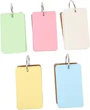 NAMOARLY 5PCS Blank Flashcards Notepad DIY Note Pads Blank Cards Notebooks School Supplies for Elementary Teachers