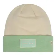 Red Bull Racing New Era Contrast Cuff Beanie - Light Cream/Green