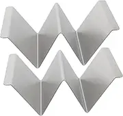 MAGICLULU 2pcs Tortilla Stand Home Taco Rack Taco Holder Kitchen Taco Rack Pancake Stand Pancake Rack Stainless Steel Silver