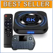 All-In-One Android TV Box: 8K, 4GB RAM, 64GB Storage & Effortless Navigation
