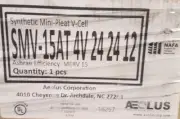 AEOLUS 24x24x12” Synthetic V-Cell Air Handler Filter MERV-15 SMV15AT4V242412