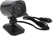 Jectse Windshield Defroster, Car Heater Automatic Power Off Cooling and Heating 2 in 1 Comfortable Driving Experience for Cold Hot Seasons (Black)