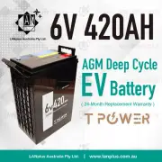 6V 420AH SLA AGM Deep Cycle Battery UPS Marine Golf Cart Solar Camper > 6V 400ah
