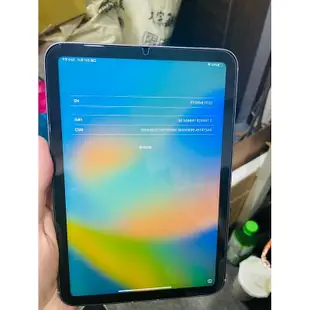 蘋果原廠iPad Mini 六代Wi-Fi可插卡 256G A2568