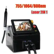 New 2 In1 808nm Diode Laser Nd Yag Laser Pico Laser Tattoo Hair Removal Machine