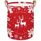 Red Tree Coffee Beans Small Bathroom Baskets for Toilet,Foldable Toilet Paper...