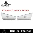 Tapered Ute Under Tray Aluminium Tool Box 970mm x 210mm x 395mm Whale Tail Lock
