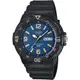 CASIO 卡西歐 DIVER LOOK 潛水運動風手錶-藍x黑(MRW-200H-2B3)