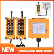 Wireless 12V-380V Hoist Industrial Radio Remote Control Crane Lift Switch F23-BB