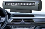 Opilroyn Temporary Parking Plate - Hideable Telephone Number Plate Temporary Parking Card Plate - Stable Car Parking Number Parking Plate Dashboard Ornament for Car Interior