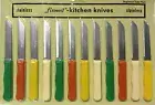 FIXWELL Stainless Steel Knife Set Assorted Color Multi-purpose Use Pack of 12Ps