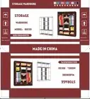 Spacious Open-Door Wardrobe - 130x45x175 cm Durable & Dustproof Storage Solution