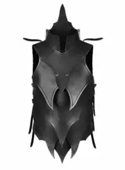 Halloween Costume Leather Armor Black Demon Witcher Armor for larp Cosplay SCA