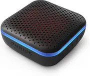 Philips Bluetooth Speaker S2505B/00 with LED Lights (Built-in Microphone, Durable and IPX7 Waterproof, 10 Hours’ Playback Time, 20-m Range) Black – 2020/2021 Model
