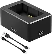 Battery Charger Hub Compatible with DJI Mini 3 Pro, QC 3.0 USB Battery Charger with Two Charging Cable for DJI Mavic Mini 3 Pro