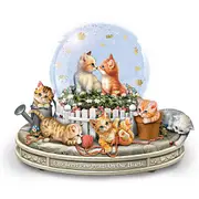 "Paws-itively Precious" Rotating Musical Snow Globe