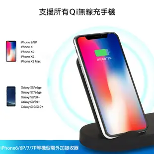 apple watch AirPods iphone三合一無線充電器 台灣NCC認證 Qi無線充電 (6折)