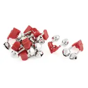 10 Pcs Fishing Angling Rod Clamp Tip Bite Lure Alarm Alert Clip Bells Ring Red
