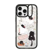 iPhone 16 Pro Max Impact Ring Stand Case MagSafe Compatible Self care is health care sticker case by Moonaries illo