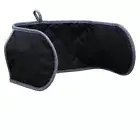 Double Oven Gloves Heat Resistant Insulated Cotton Padded Potholders Mitts Black