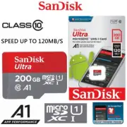 SD Card 200GB SanDisk SDXC Class10 MicroSD Card Phone Camera Tablet Memory 120mb