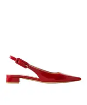 open-heeled flats 36,39 Red
