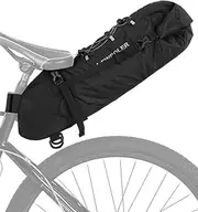 3-10L Bike dle Bag Road Bike Seat Bag Bike Rear Tail Pack Under Seat Bag Black
