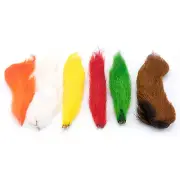 CALF TAIL COMBO PACK - Hareline Fly Tying Material Kip Tail - 6 Colors NEW!