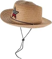 [Hohopeti] Sun Hat Straw Girls Hat Wide Brim Straw Woven for Outdoor Sports Vacation