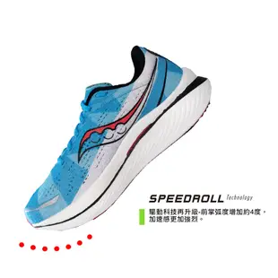 【SAUCONY】慢跑鞋/運動鞋/休閒鞋/男鞋 輕量競速 原廠貨 ENDORPHIN SPEED 3-風城藍