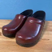 Dansko Women's Professional Clog NARROW Pro Cabrio Cordovan New In box NWB Sz 36