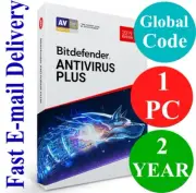 Bitdefender Antivirus Plus 1 PC / 2 Year (Unique Global Activation Code) 2021