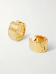 [TOTEME] TOTEME - Gold-plated Hoop Earrings - One size One size Gold