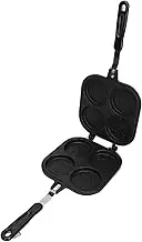 Double Sided Pancake Pan Aluminum Alloy Multifunctional Pan for Egg Cooking Camping