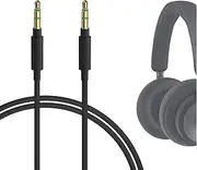 [Geekria] Audio Cable Compatible with Bang & Olufsen HX, H9i, H8i, H9 3rd Gen, H8, H4, B&W PX, PX7 Headphones Cable, 1/8" (3.5mm) to 3.5mm Braided Nylon Replacement Stereo Cord (4 ft/1.2 m)