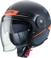 Caberg Uptown Loft Jet Helmet, black-orange, Size XS for Men Black Orange