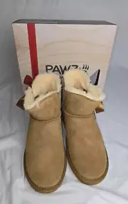 Pawz by Bearpaw Amelia Suede Ankle Boot NWB Women's 10