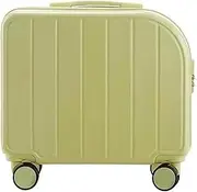 [BIRJXVTO] Carry-on Suitcase Luggage 18" Suitcases with 4 Wheels PVC Durable Hardside Luggage Bag for Travel Suitcase Carry-on Suitcases Carry On Luggages