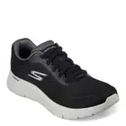 Men's Skechers, GO WALK Flex - Remark Walking Shoe 216486-BKGY Black Grey SYNTHE