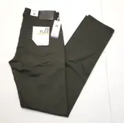 $205 New BRAX Casual Pant Men's 31x34 Green HI-FLEX Chuck DIAMOND 31