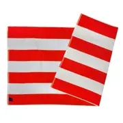 IBIZA - Plain Striped Terry Towel Beach Towel
