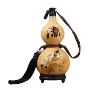 Leakproof Gourd Hip flasks with Base Gourd Flagon Jug for Outdoor Storing